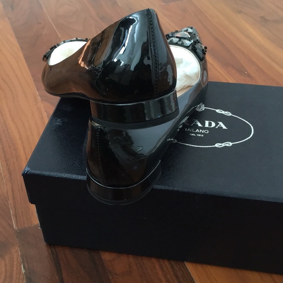 Prada embellished ballet flats - Picture 11 of 14